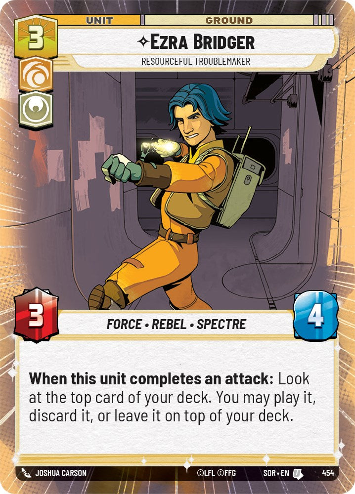 Ezra Bridger - Resourceful Troublemaker (Hyperspace) (454) [Spark of Rebellion] | Deep Dive Games St. Marys