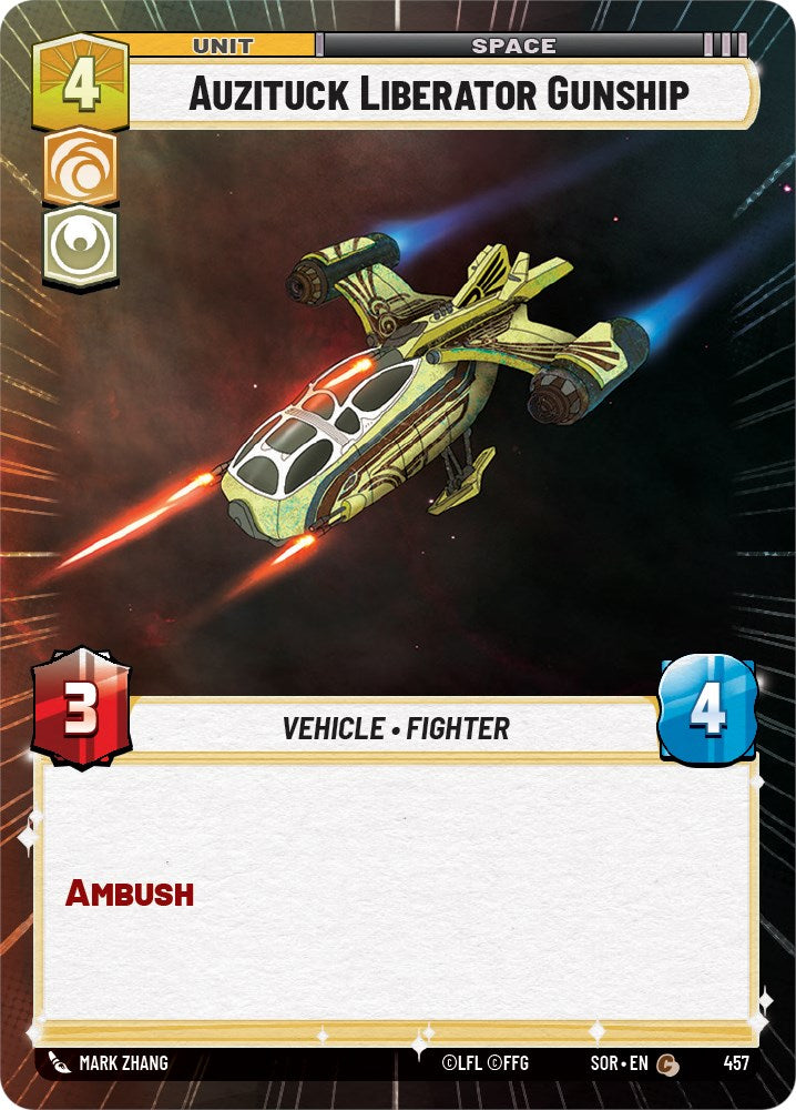Auzituck Liberator Gunship (Hyperspace) (457) [Spark of Rebellion] | Deep Dive Games St. Marys