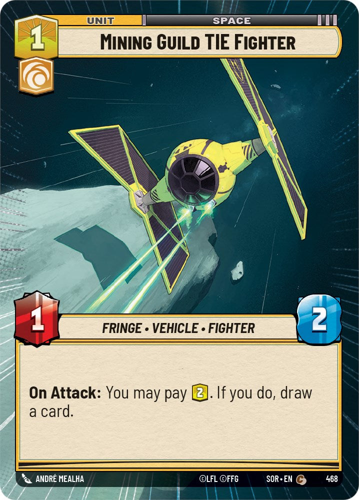 Mining Guild TIE Fighter (Hyperspace) (468) [Spark of Rebellion] | Deep Dive Games St. Marys