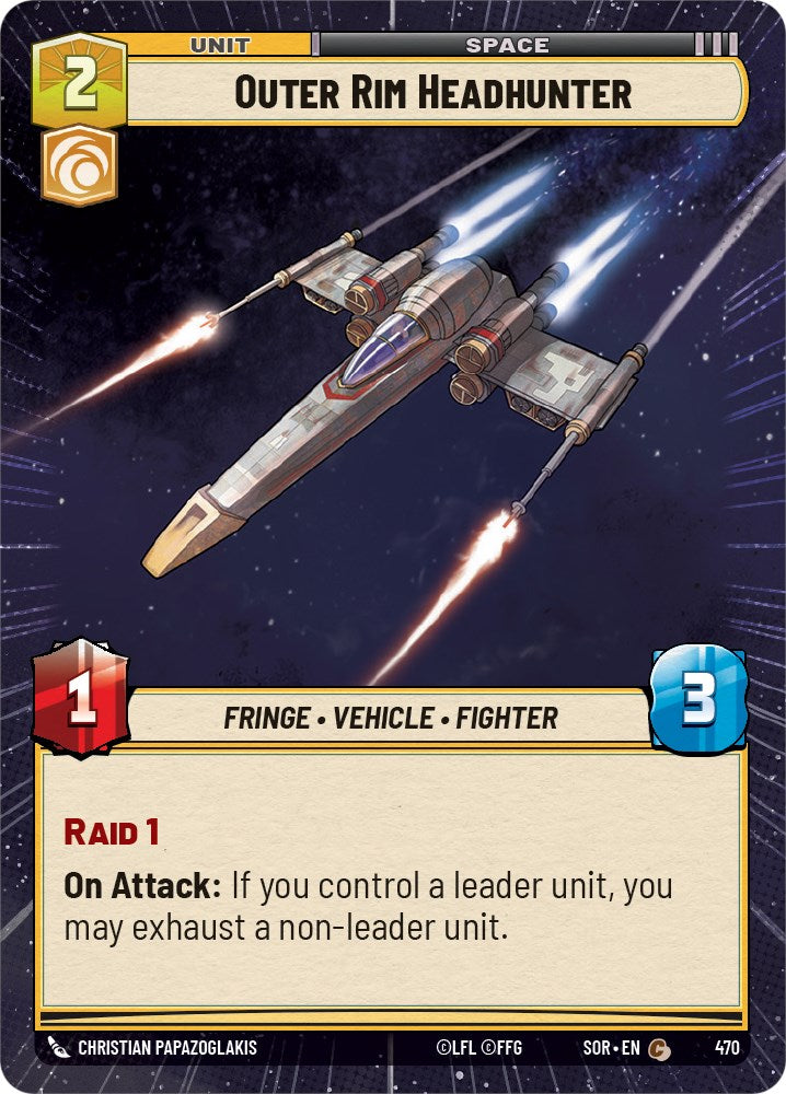 Outer Rim Headhunter (Hyperspace) (470) [Spark of Rebellion] | Deep Dive Games St. Marys