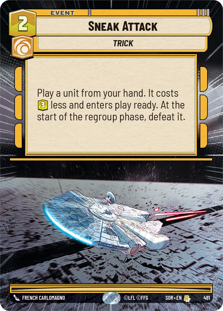 Sneak Attack (Hyperspace) (481) [Spark of Rebellion] | Deep Dive Games St. Marys