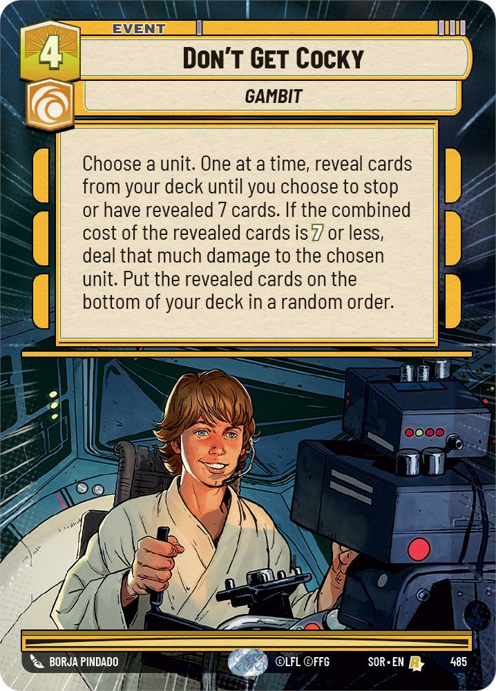 Don't Get Cocky (Hyperspace) (485) [Spark of Rebellion] | Deep Dive Games St. Marys