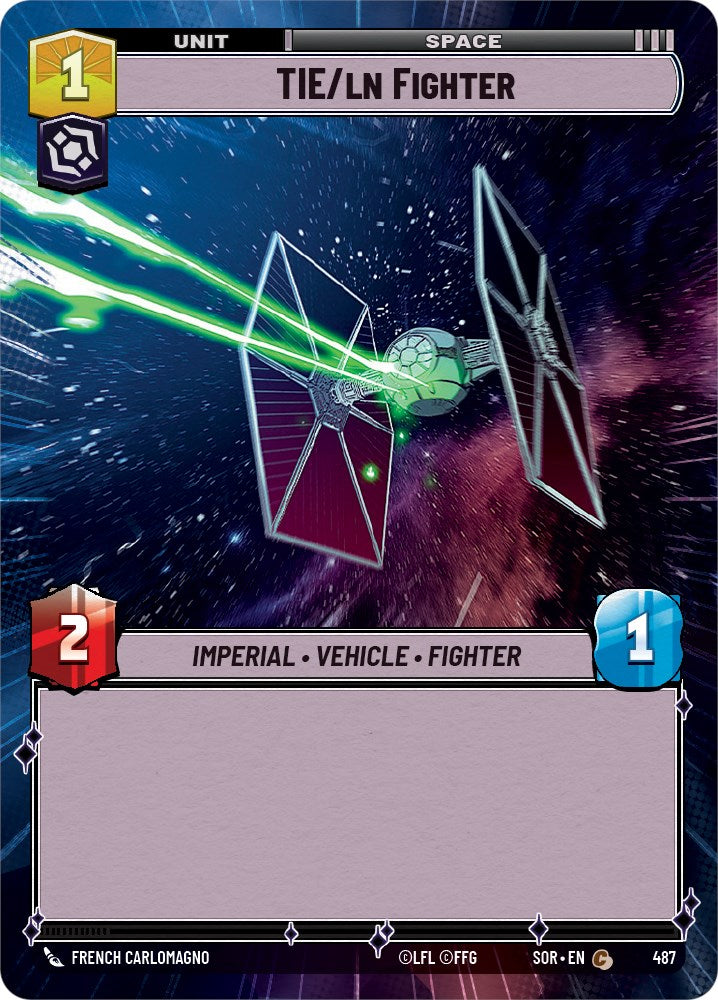 TIE/ln Fighter (Hyperspace) (487) [Spark of Rebellion] | Deep Dive Games St. Marys