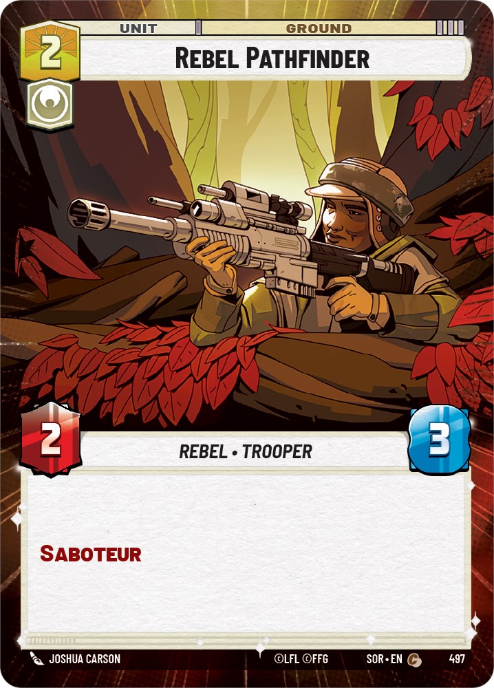 Rebel Pathfinder (Hyperspace) (497) [Spark of Rebellion] | Deep Dive Games St. Marys