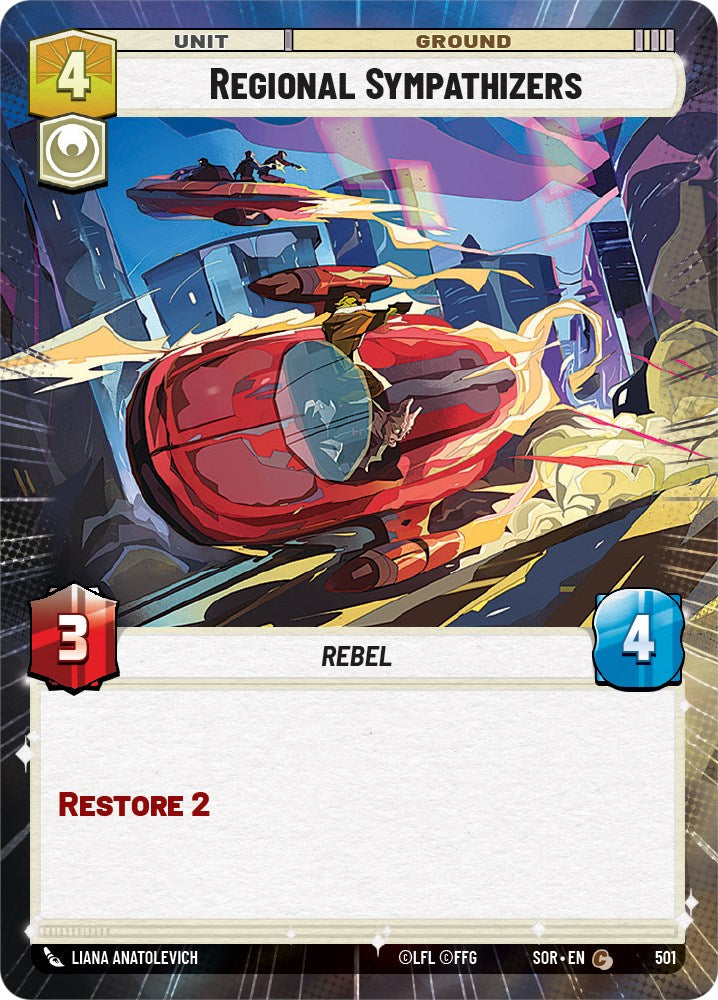 Regional Sympathizers (Hyperspace) (501) [Spark of Rebellion] | Deep Dive Games St. Marys