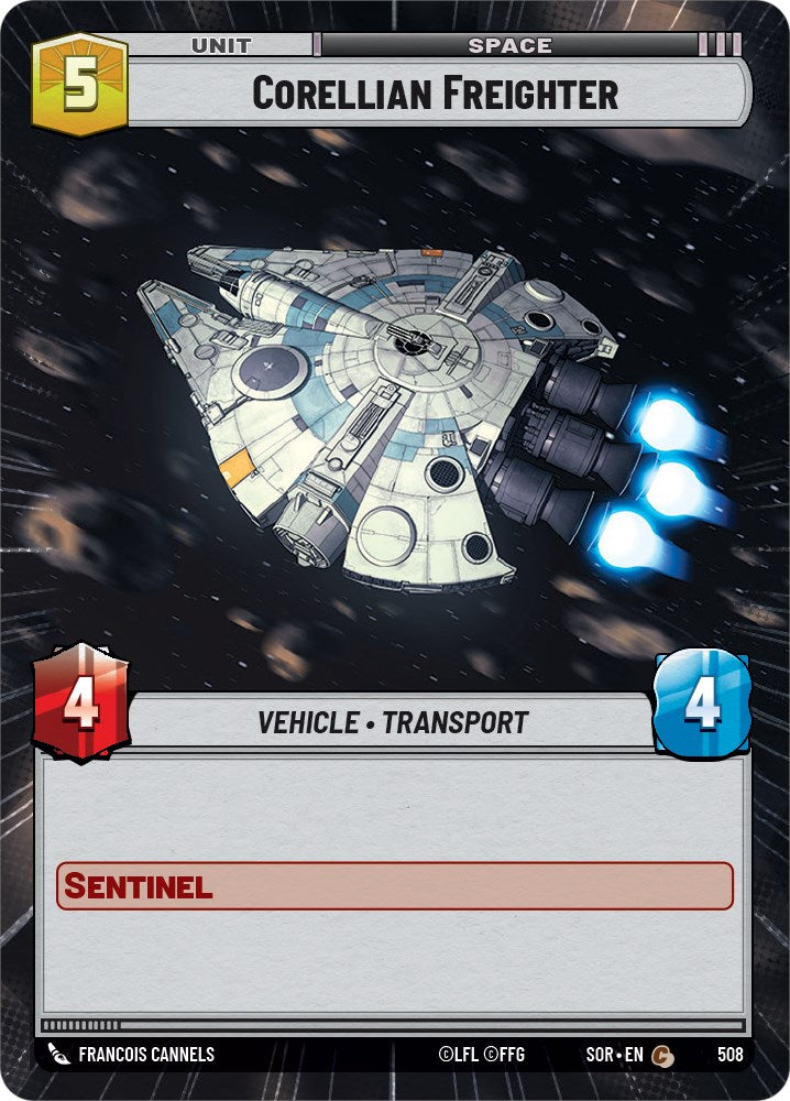 Corellian Freighter (Hyperspace) (508) [Spark of Rebellion] | Deep Dive Games St. Marys