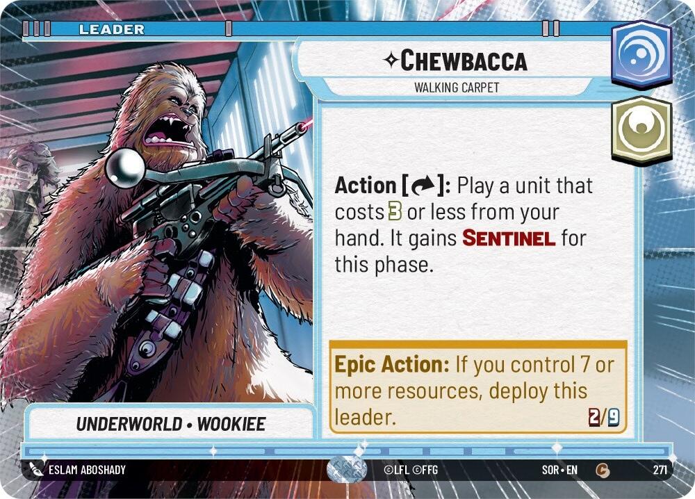 Chewbacca - Walking Carpet (Hyperspace) (271) [Spark of Rebellion] | Deep Dive Games St. Marys