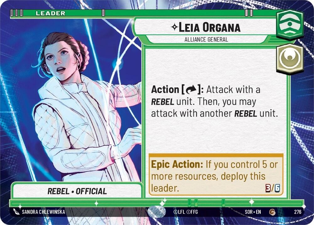 Leia Organa - Alliance General (Hyperspace) (276) [Spark of Rebellion] | Deep Dive Games St. Marys