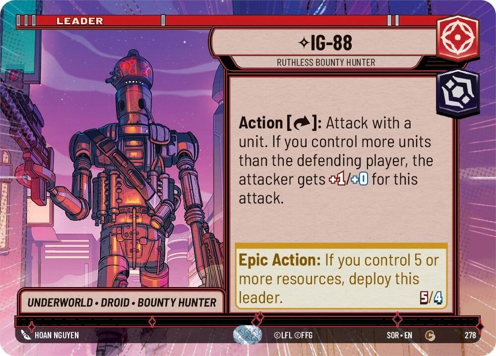 IG-88 - Ruthless Bounty Hunter (Hyperspace) (278) [Spark of Rebellion] | Deep Dive Games St. Marys