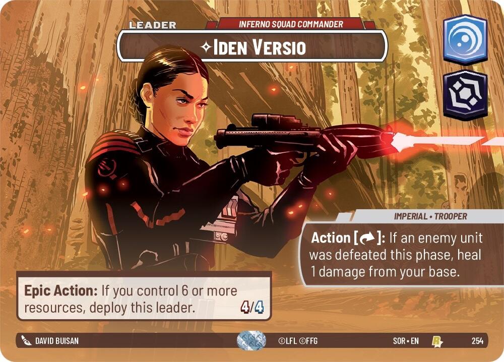 Iden Versio - Inferno Squad Commander (Showcase) (254) [Spark of Rebellion] | Deep Dive Games St. Marys