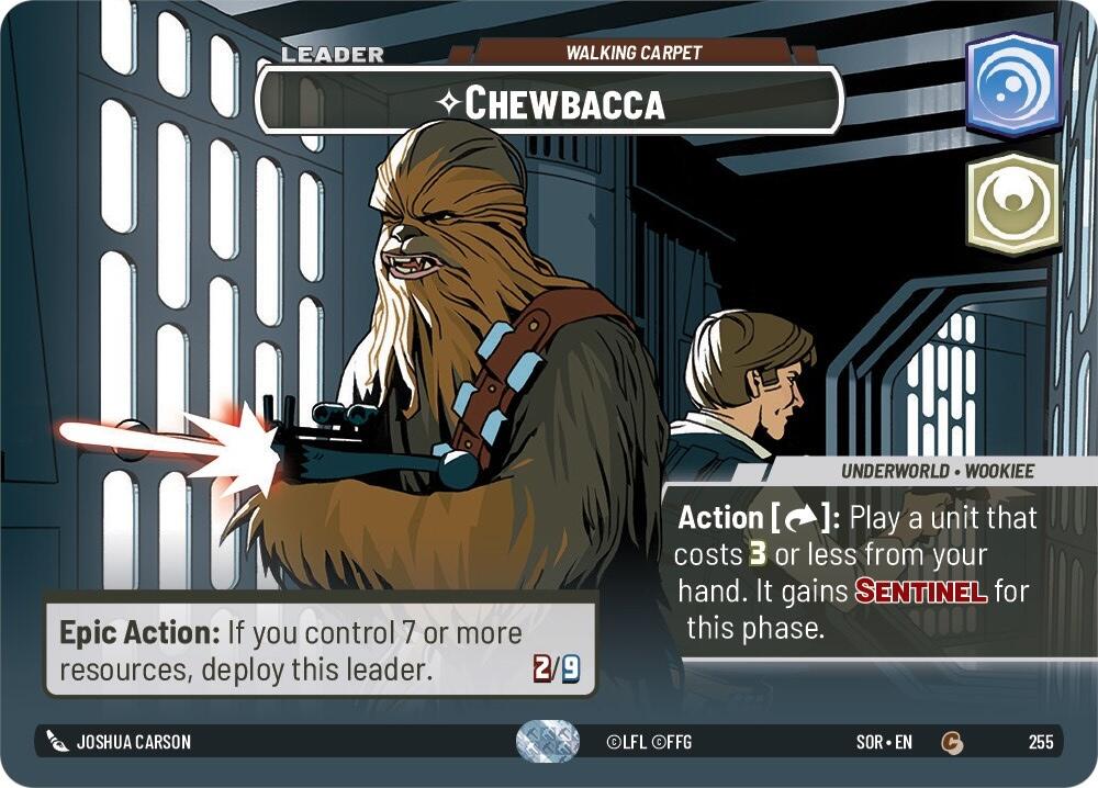 Chewbacca - Walking Carpet (Showcase) (255) [Spark of Rebellion] | Deep Dive Games St. Marys