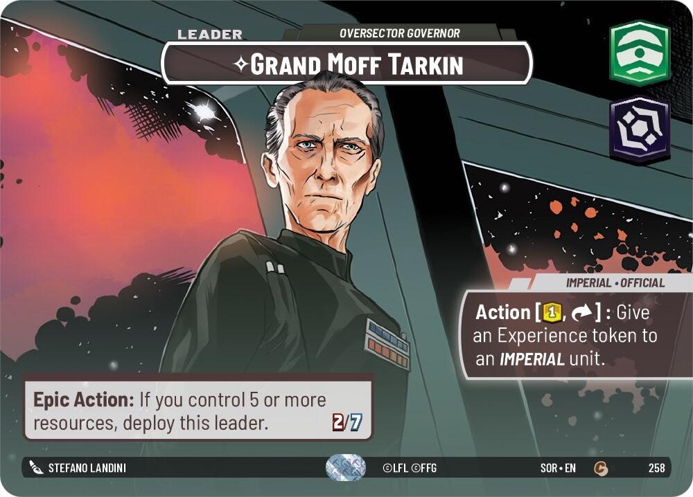 Grand Moff Tarkin - Oversector Governor (Showcase) (258) [Spark of Rebellion] | Deep Dive Games St. Marys