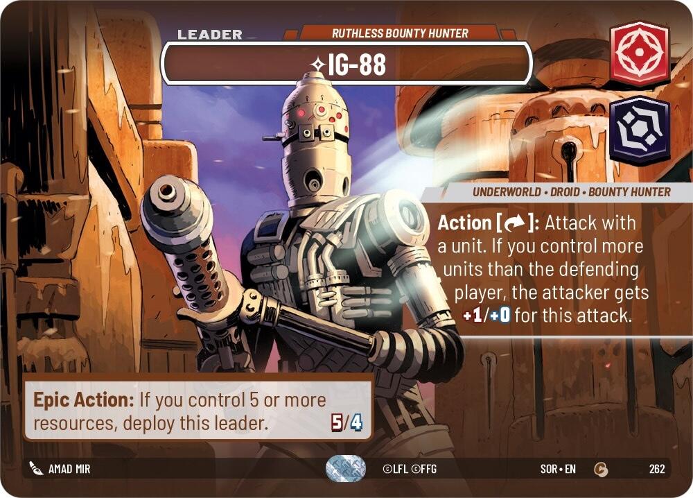 IG-88 - Ruthless Bounty Hunter (Showcase) (262) [Spark of Rebellion] | Deep Dive Games St. Marys