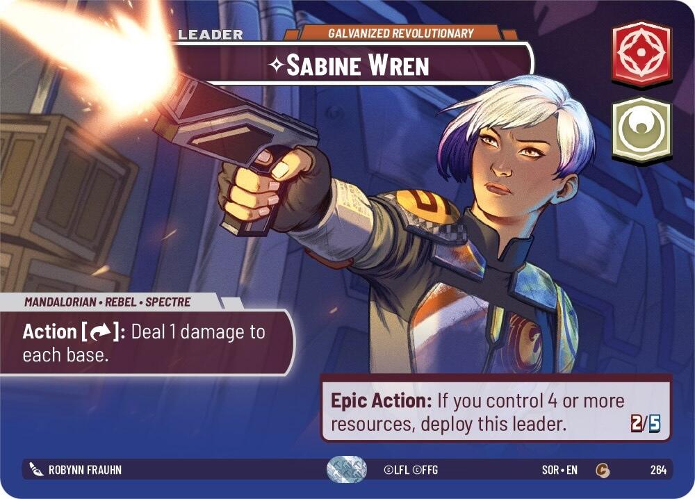 Sabine Wren - Galvanized Revolutionary (Showcase) (264) [Spark of Rebellion] | Deep Dive Games St. Marys
