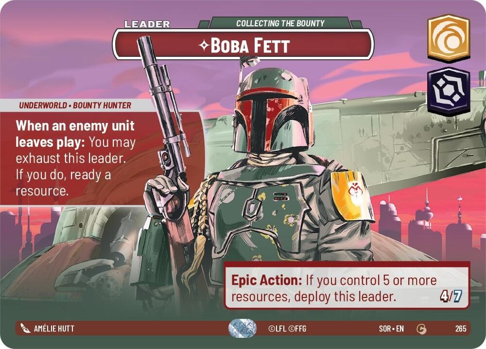 Boba Fett - Collecting the Bounty (Showcase) (265) [Spark of Rebellion] | Deep Dive Games St. Marys