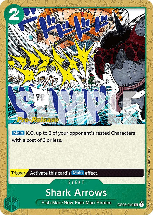 Shark Arrows [Wings of the Captain Pre-Release Cards] | Deep Dive Games St. Marys