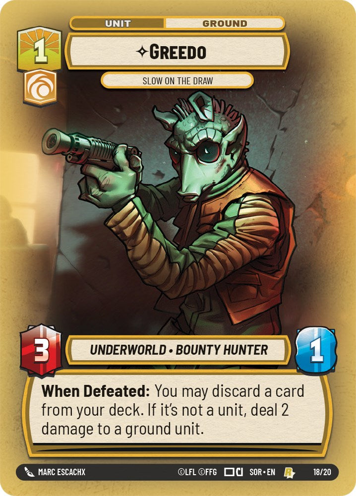 Greedo - Slow on the Draw (18/20) [Spark of Rebellion: Weekly Play] | Deep Dive Games St. Marys