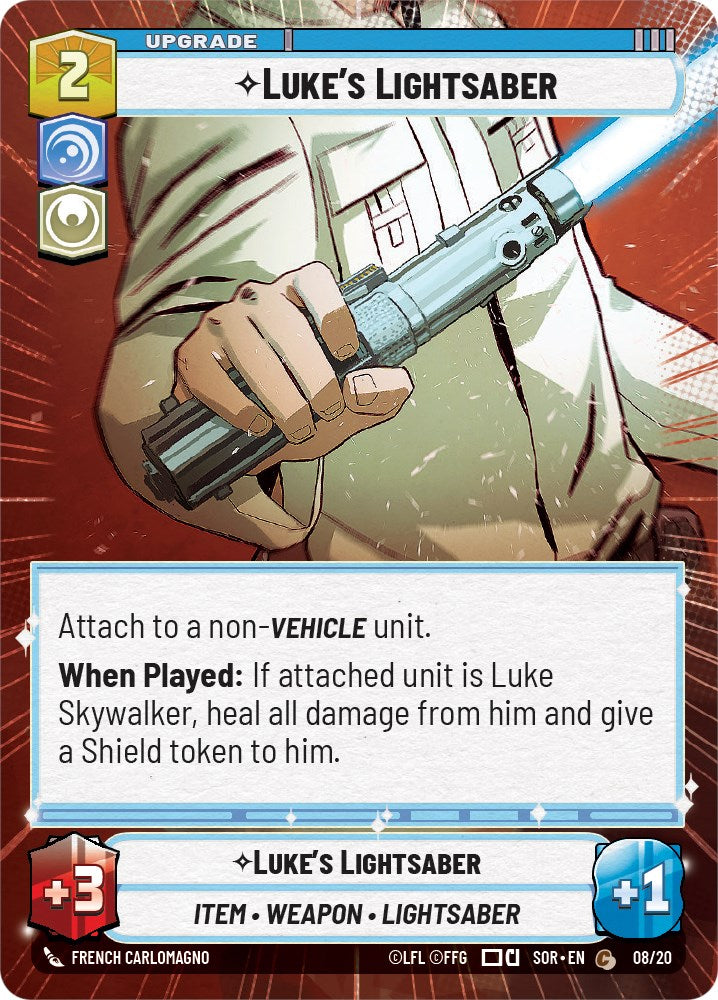 Luke's Lightsaber (Hyperspace) (8/20) [Spark of Rebellion: Weekly Play] | Deep Dive Games St. Marys