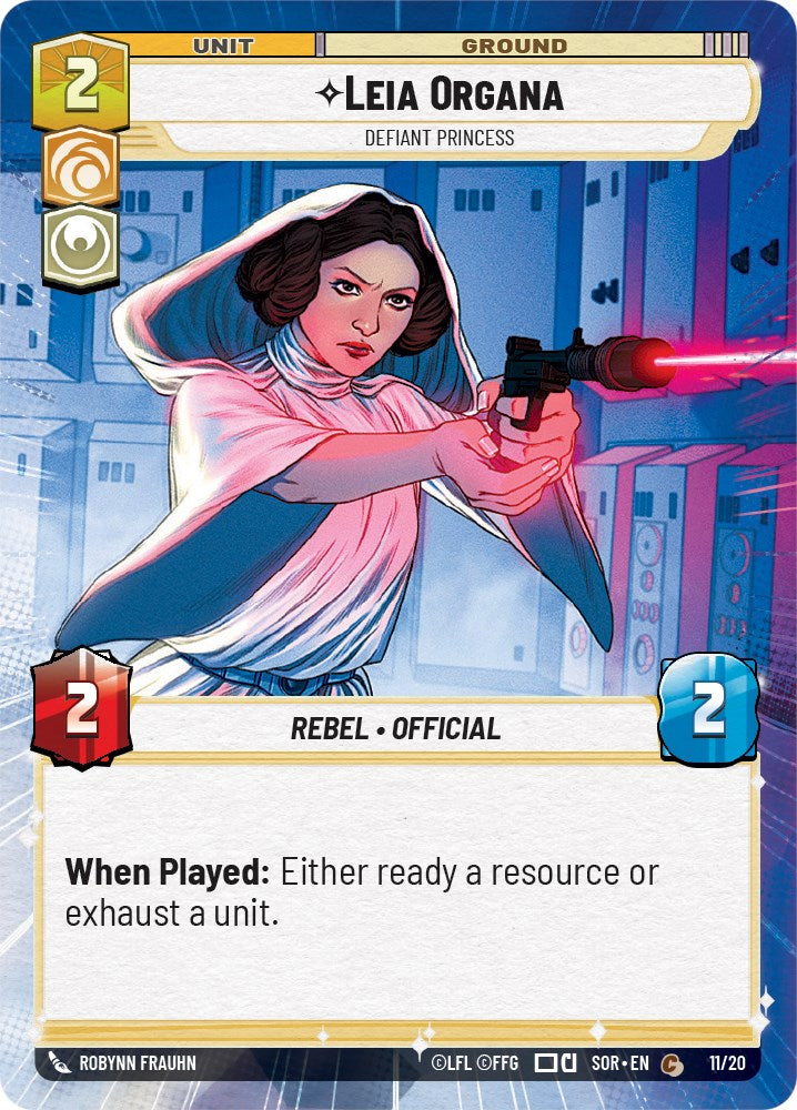 Leia Organa - Defiant Princess (11/20) [Spark of Rebellion: Weekly Play] | Deep Dive Games St. Marys