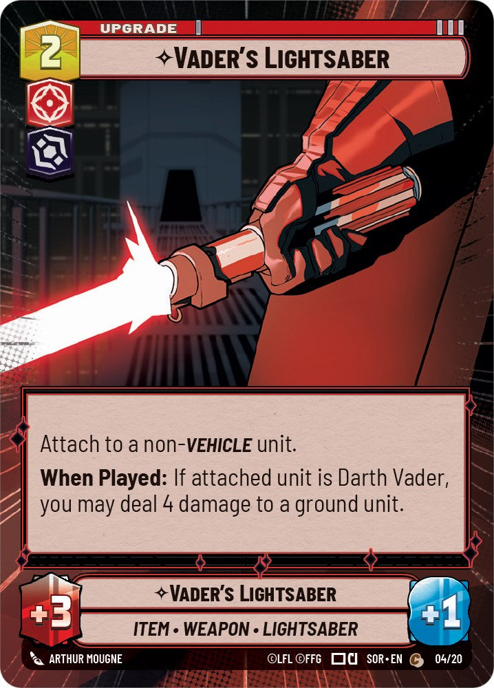 Vader's Lightsaber (Hyperspace) (4/20) [Spark of Rebellion: Weekly Play] | Deep Dive Games St. Marys