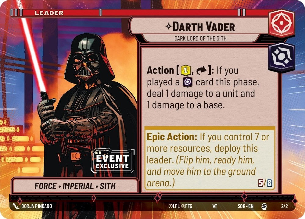 Darth Vader - Dark Lord of the Sith (2/2) (Hyperspace) (Event Promo) (2/2) [Miscellaneous] | Deep Dive Games St. Marys