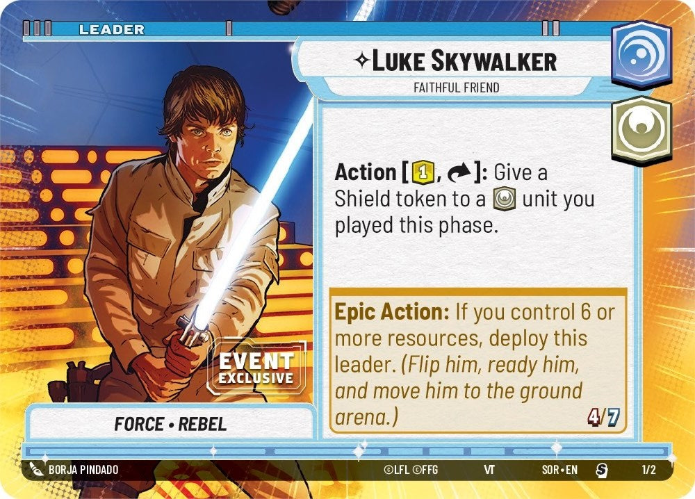 Luke Skywalker - Faithful Friend (1/2) (Hyperspace) (Event Promo) (1/2) [Miscellaneous] | Deep Dive Games St. Marys