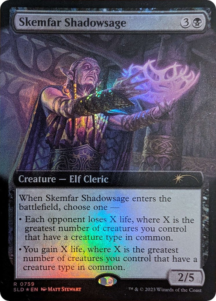 Skemfar Shadowsage (Extended Art) [Secret Lair Drop Series] | Deep Dive Games St. Marys