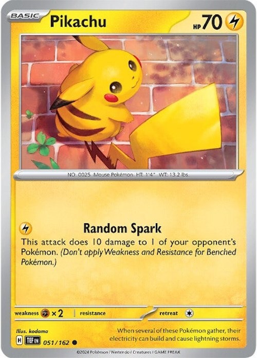 Pikachu (051/162) [Scarlet & Violet: Temporal Forces] | Deep Dive Games St. Marys