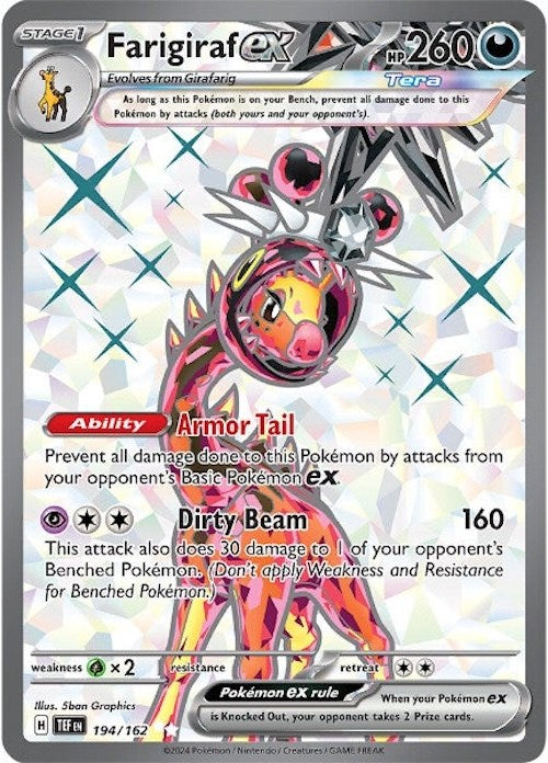 Farigiraf ex (194/162) [Scarlet & Violet: Temporal Forces] | Deep Dive Games St. Marys