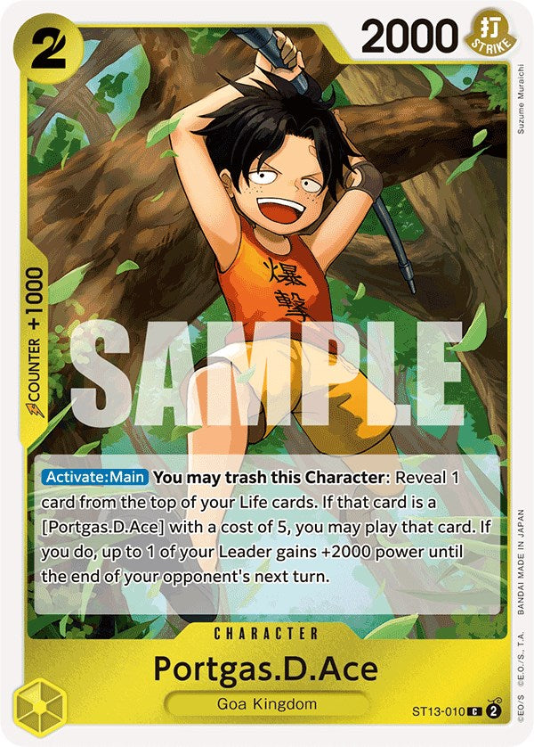 Portgas.D.Ace [Ultra Deck: The Three Brothers] | Deep Dive Games St. Marys