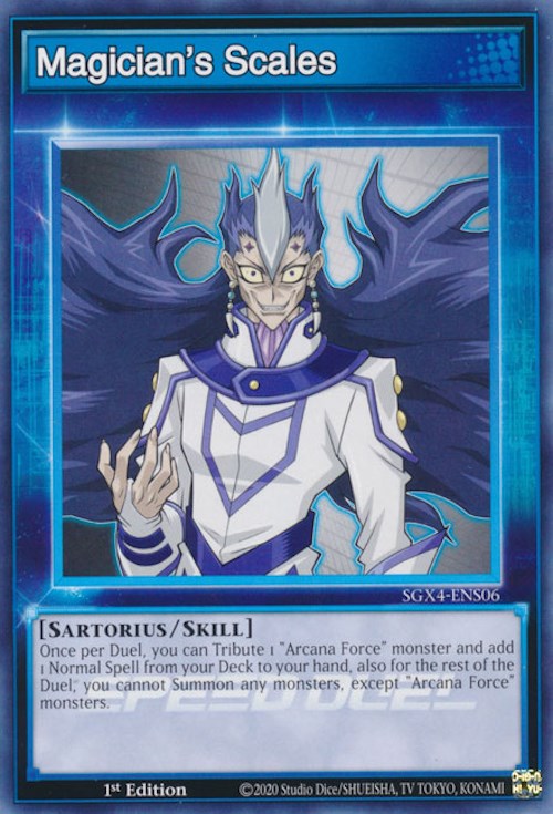 Magician's Scales (Skill Card) [SGX4-ENS06] Common | Deep Dive Games St. Marys