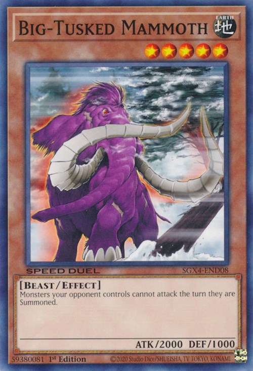 Big-Tusked Mammoth [SGX4-END08] Common | Deep Dive Games St. Marys