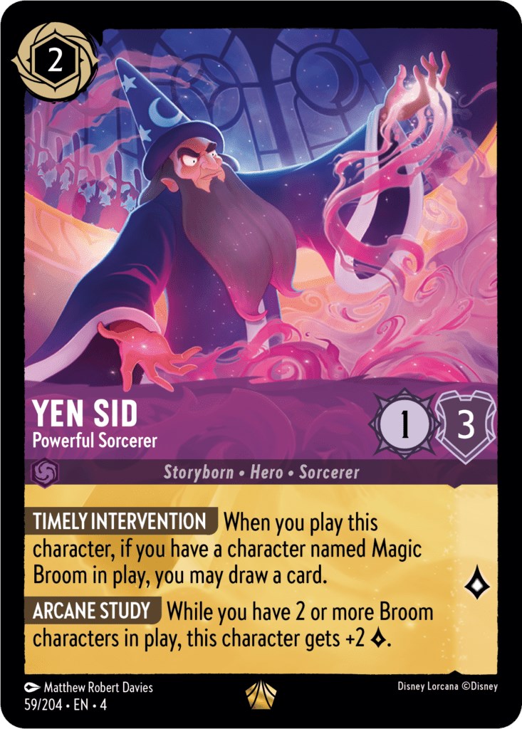 Yen Sid - Powerful Sorcerer (59/204) (59/204) [Ursula's Return] | Deep Dive Games St. Marys