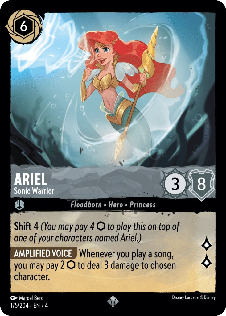 Ariel - Sonic Warrior (175/204) [Ursula's Return] | Deep Dive Games St. Marys