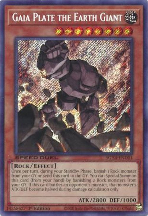 Gaia Plate the Earth Giant (Secret Rare) [SGX4-END01] Secret Rare | Deep Dive Games St. Marys