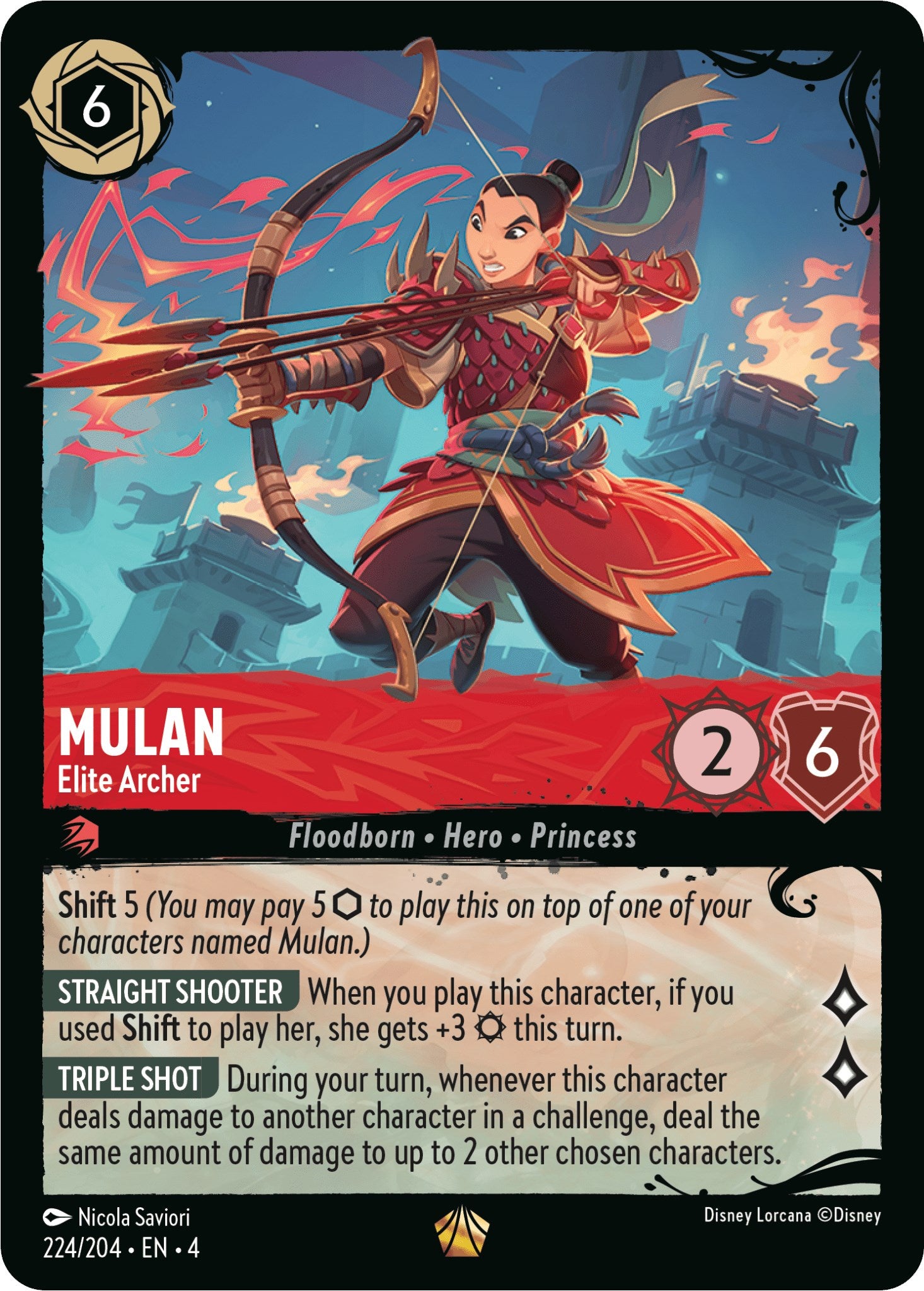 Mulan - Elite Archer (224/204) (244/204) [Illumineer's Quest: Deep Trouble] | Deep Dive Games St. Marys