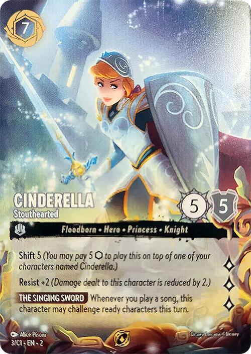 Cinderella - Stouthearted (3) [Promo Cards] | Deep Dive Games St. Marys