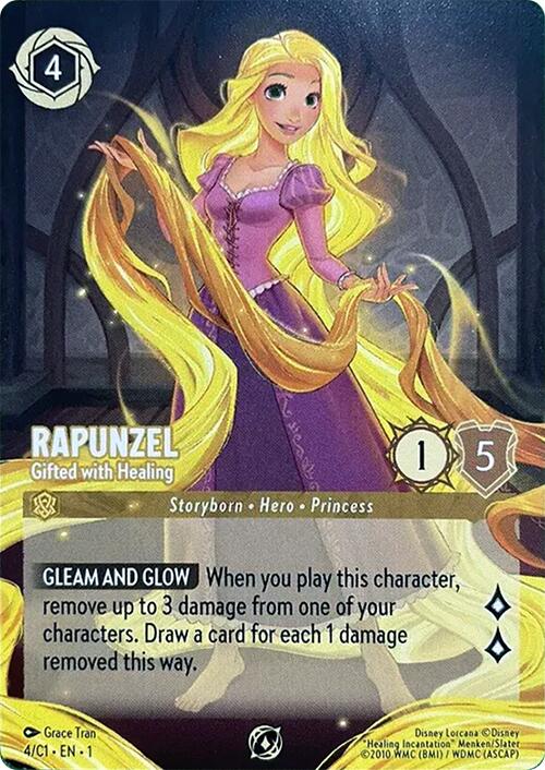 Rapunzel - Gifted with Healing (4) [Promo Cards] | Deep Dive Games St. Marys