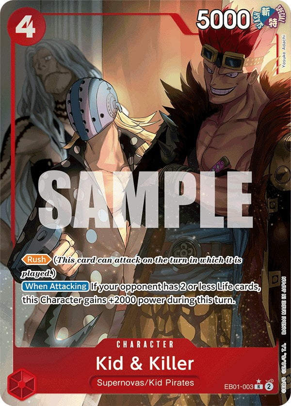 Kid & Killer (Alternate Art) [Extra Booster: Memorial Collection] | Deep Dive Games St. Marys