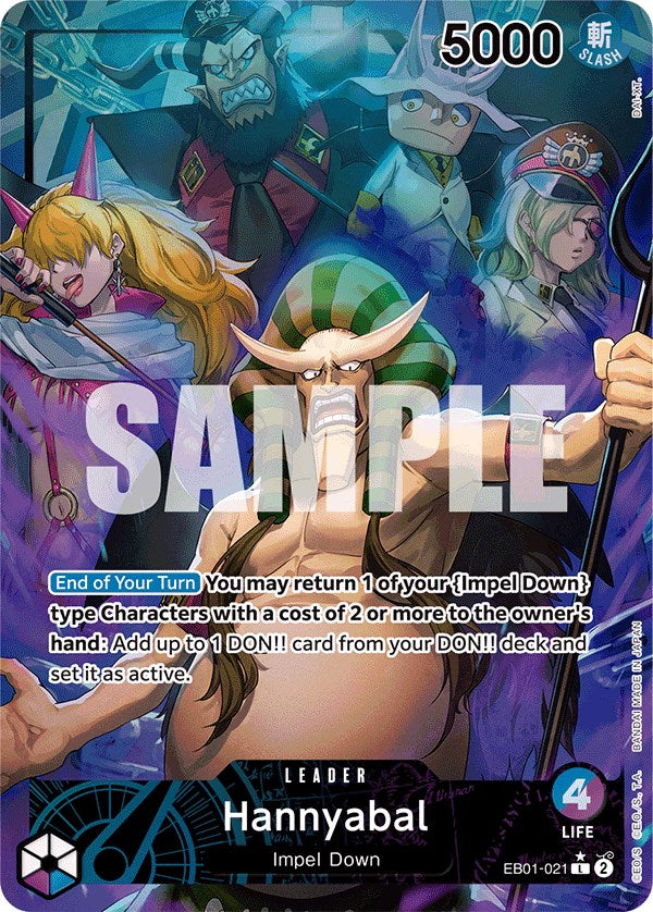 Hannyabal (Alternate Art) [Extra Booster: Memorial Collection] | Deep Dive Games St. Marys