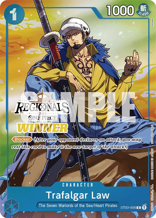 Trafalgar Law (Online Regional 2024 Vol. 2) [Winner] [One Piece Promotion Cards] | Deep Dive Games St. Marys