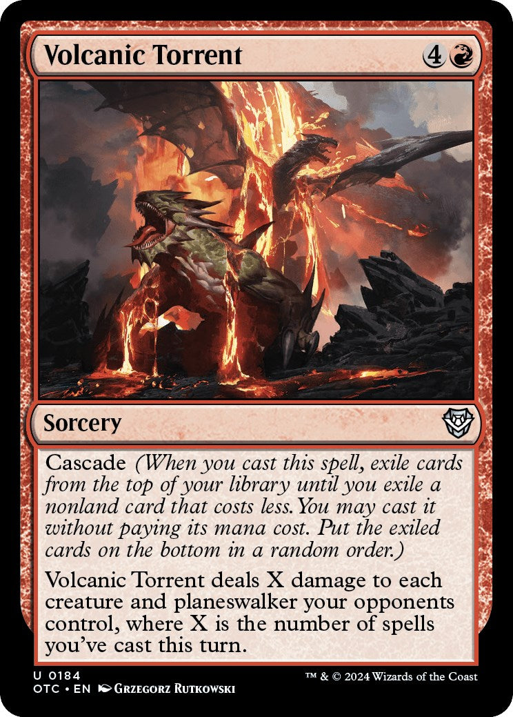 Volcanic Torrent [Outlaws of Thunder Junction Commander] | Deep Dive Games St. Marys