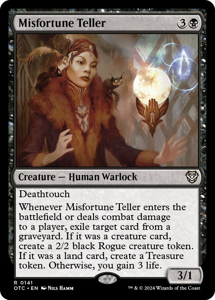 Misfortune Teller [Outlaws of Thunder Junction Commander] | Deep Dive Games St. Marys