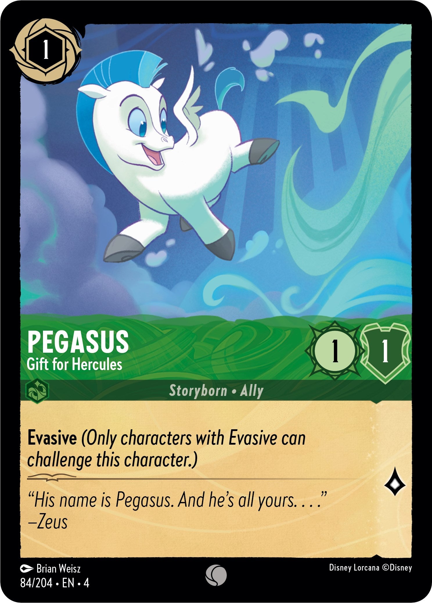 Pegasus - Gift for Hercules (84/204) [Ursula's Return] | Deep Dive Games St. Marys