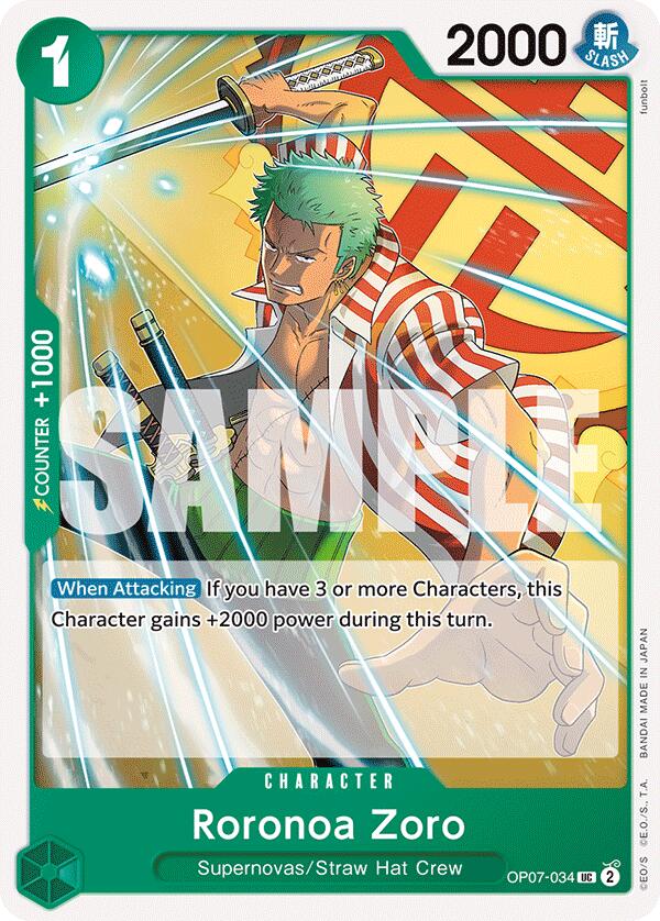 Roronoa Zoro (034) [500 Years in the Future] | Deep Dive Games St. Marys