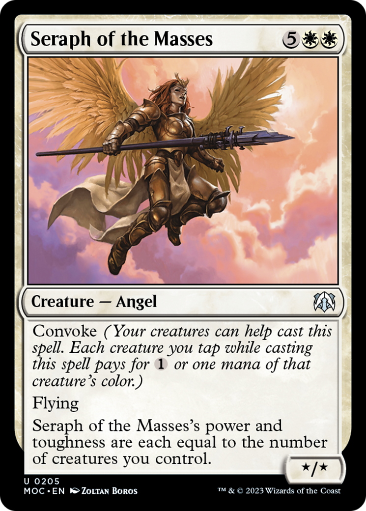 Seraph of the Masses [March of the Machine Commander] | Deep Dive Games St. Marys