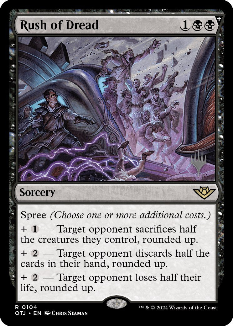 Rush of Dread (Promo Pack) [Outlaws of Thunder Junction Promos] | Deep Dive Games St. Marys