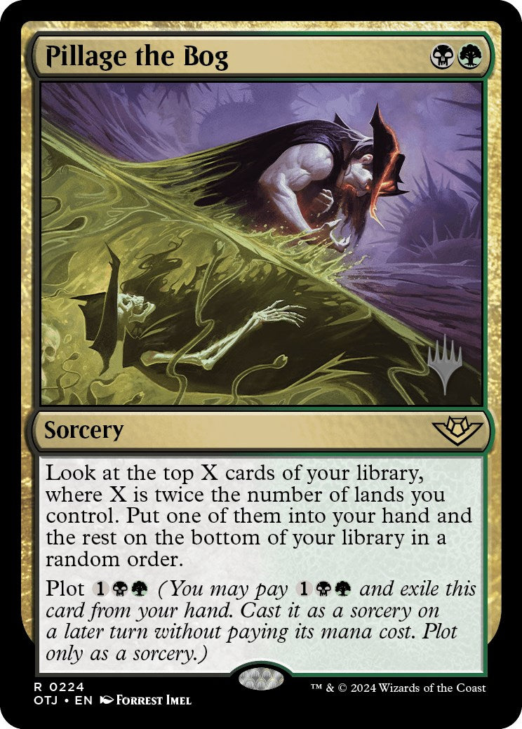 Pillage the Bog (Promo Pack) [Outlaws of Thunder Junction Promos] | Deep Dive Games St. Marys