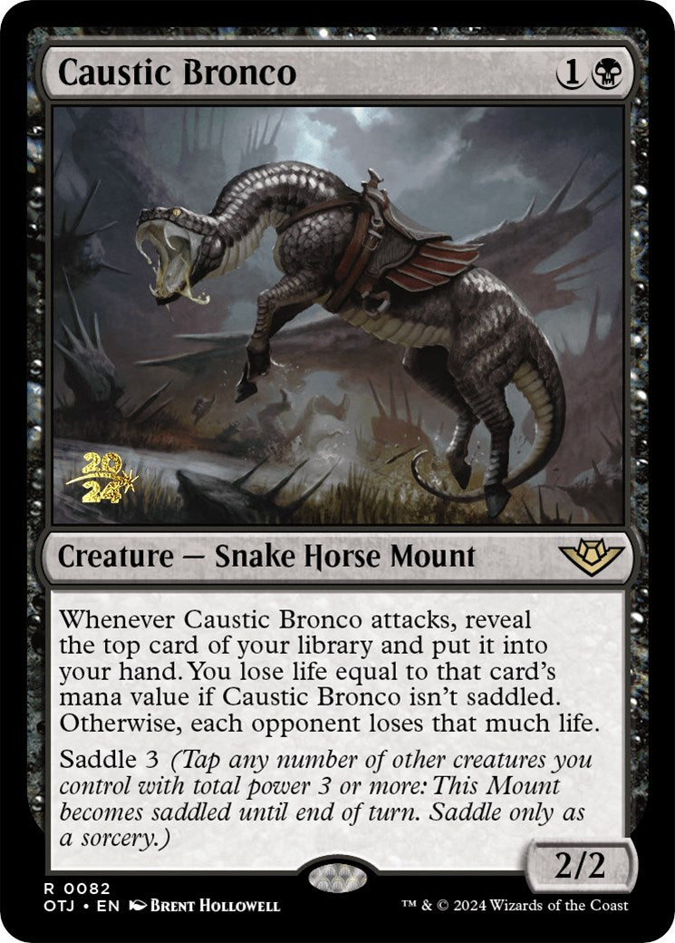 Caustic Bronco [Outlaws of Thunder Junction Prerelease Promos] | Deep Dive Games St. Marys