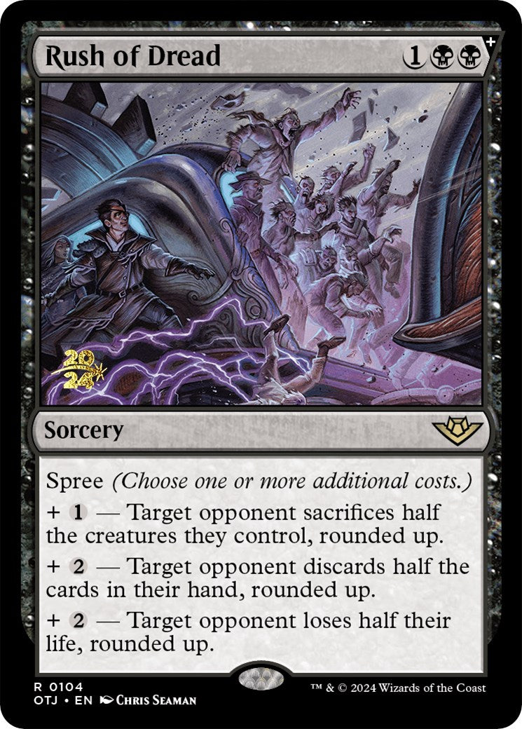 Rush of Dread [Outlaws of Thunder Junction Prerelease Promos] | Deep Dive Games St. Marys